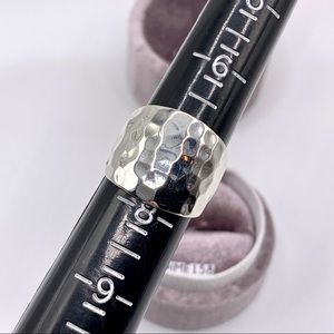 Hammered Sterling Silver Ring